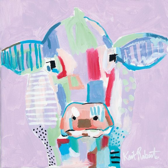 Moo Series: Tilly Poster Print by Kait Roberts (12 x 12)
