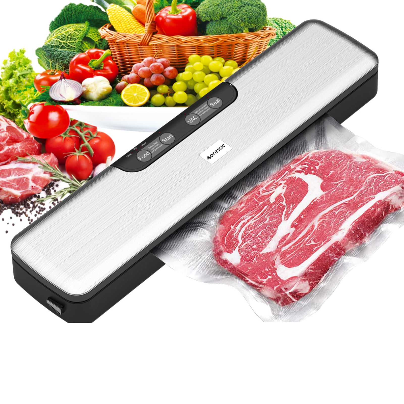 Moobody Compact Vacuum Sealer Machine for Food Storage Food Vacuum