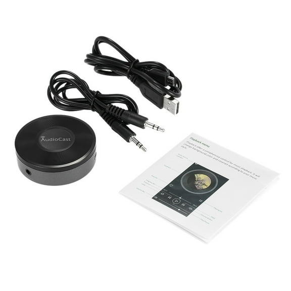 Moobody M5 Wireless Sound Streamer - HIFI Music Receiver for Spotify, Airplay DLNA Support, 2.4G WIFI