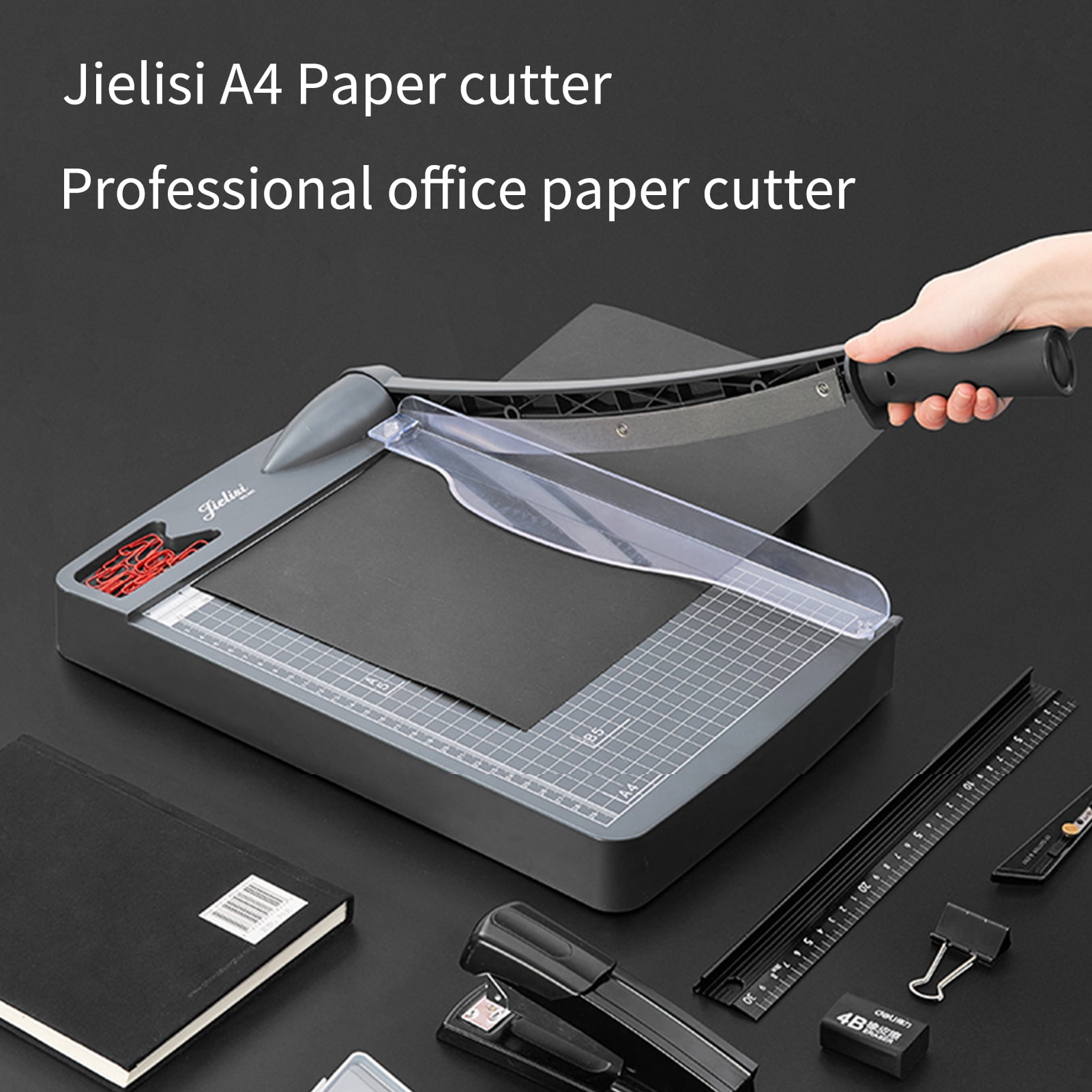 Moobody Paper Trimmer Guillotine Cutter A4 Cut Length Desktop Paper Cutting Machine with Cutter