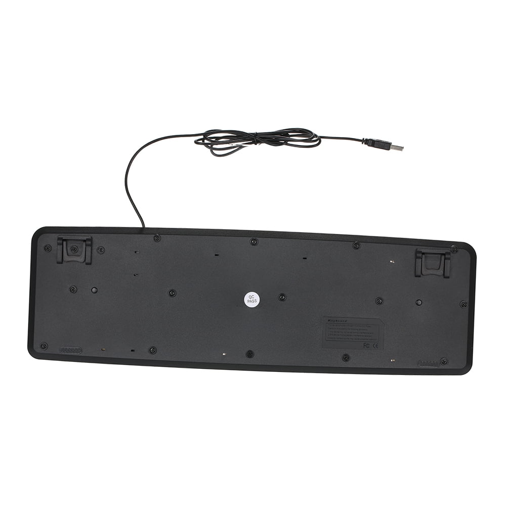 Moobody USB Wired Keyboard for Low Vision Users with Large White Keys