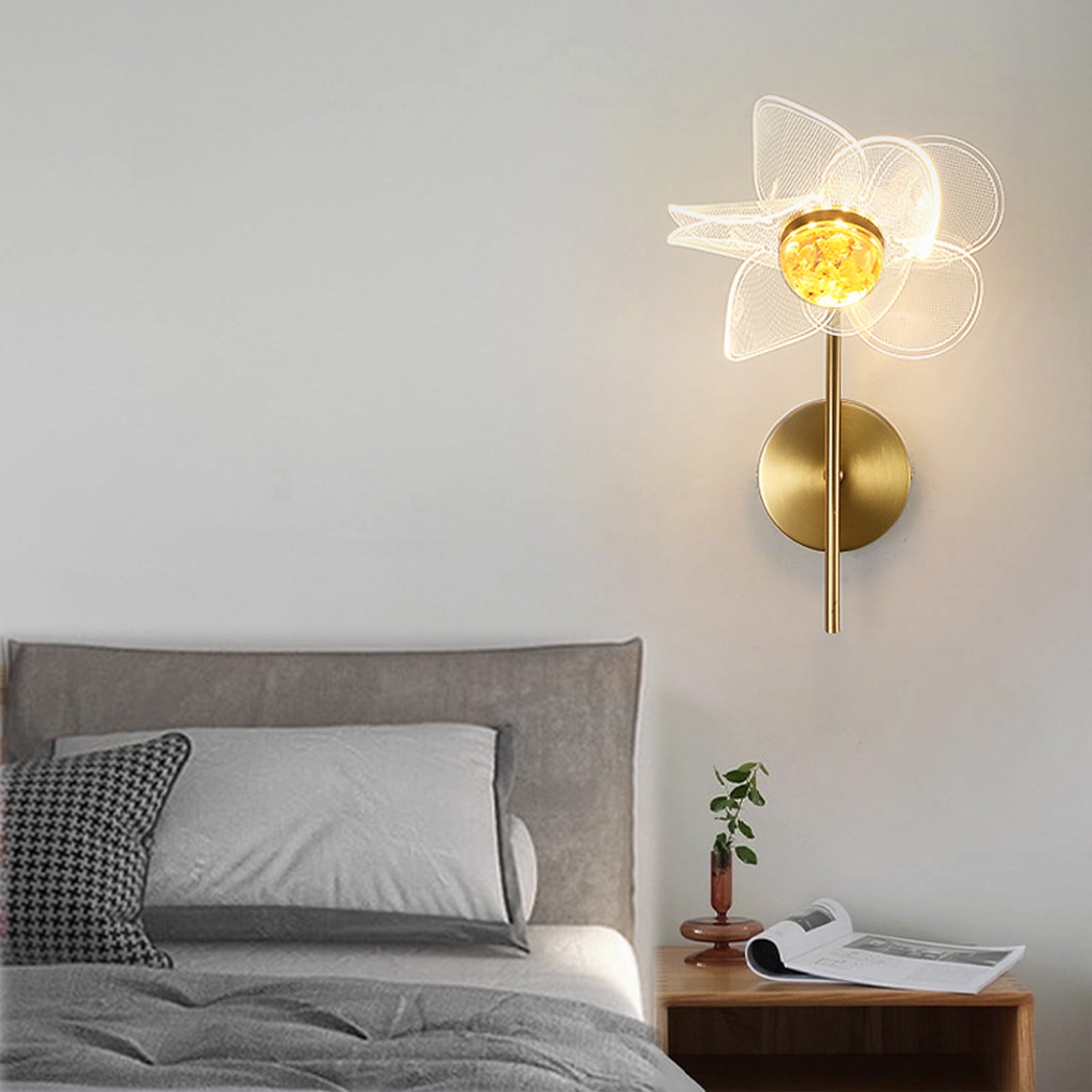 Flower sconces on sale