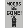 thumbnail image 1 of Moobs Be Gone!: 6 Week Man Boobs Exercise and Diet Program Gift Book For Men, (Paperback), 1 of 1
