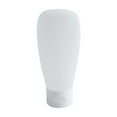 thumbnail image 1 of Moocorvic 100ml/3.4oz Clear Plastic Empty Refillable Cosmetic Soft Tubes Squeeze Travel Bottle with Flip Cap Makeup Sample Container Dispenser, 1 of 8