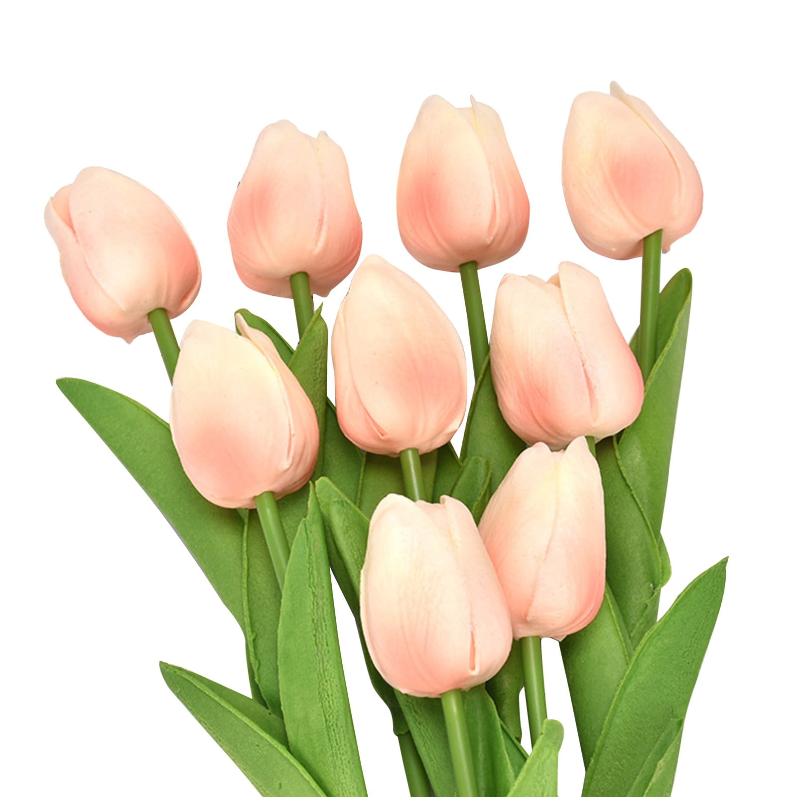 Moocorvic 10Pcs Artificial Flowers for Outdoors Fake Tulips Silk Plants for Home Decor Indoor Home Kitchen Office Table Centerpieces Arrangements Christmas Decor