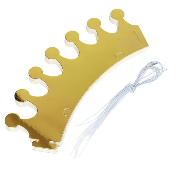 Moocorvic 10Pcs Kids Adult Birthday Hats Cap Crown Hat Princess Party Decoration Paper