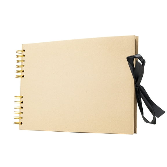 Moocorvic 11.7 X 8.3 Inch Scrapbook Photo Album,Wedding Guest Book Anniversary Memory Scrapbooking,Wedding Photo Album For Craft Paper DIY Gifts,40 Pages (20 Sheets