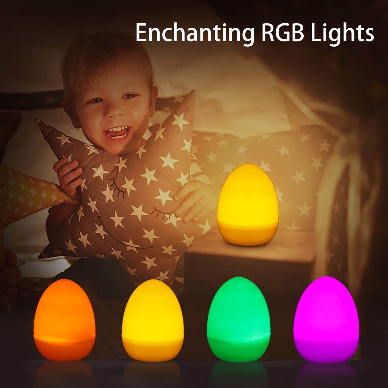 Moocorvic 12 PCS Easter Eggs Easter Decor Easter Gifts Supplies Bunny