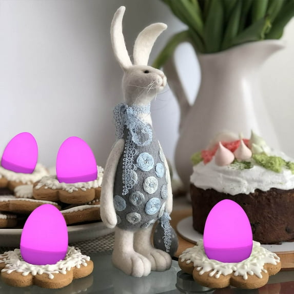 Moocorvic 12 PCS Easter Eggs Easter Decor Easter Gifts Supplies Bunny Carrot Lanterns Supplies,Easter Hang Bunting Garland Decoration for Indoor Outdoor Easter Party Supplies,Easter basket,