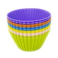 thumbnail image 1 of Moocorvic 12pc Silicone Muffin Cupcake Mold Baking Tool Reusable Round Pudding Cup, 1 of 1