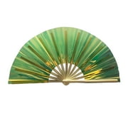 Moocorvic 13 Inch Kung Fu Fan Handheld Folding Fan Chinese Dance Prop for Dance, Performance