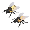 thumbnail image 1 of Moocorvic 2 Pcs Realistic bee Wind-up with Interactive Head and Tail, Movement Mechanical Insect Models for Educational Play Indoor Outdoor Use April Fool's Day Favors and Bug, 1 of 9