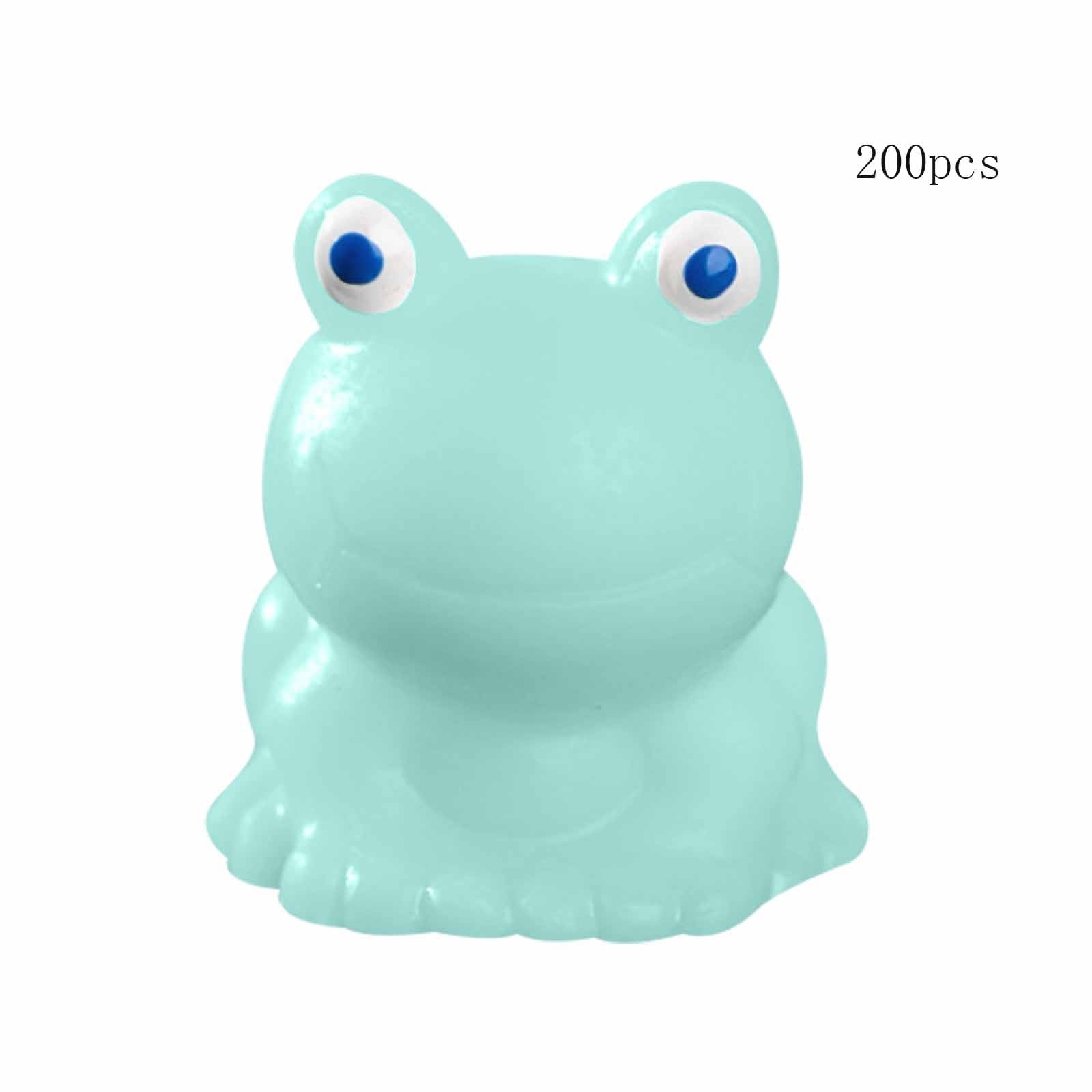 Moocorvic 200Pcs Resin Mini Frogs Miniature Figurines Animals Model ...