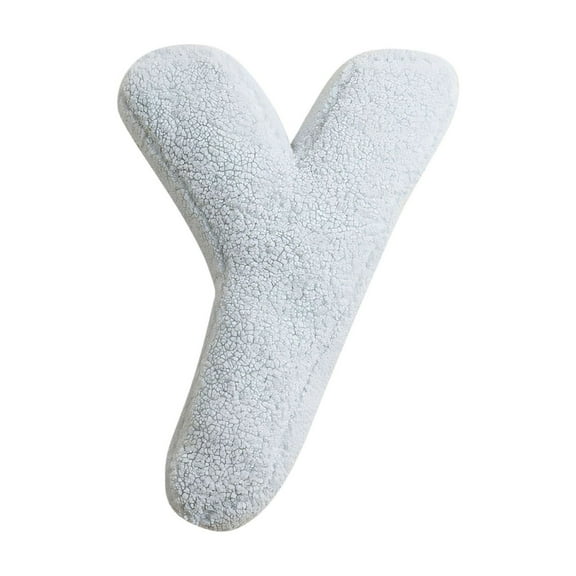 Moocorvic 26 Letter Plush Pillow, Decorative Throw Pillows for Bed Couch, ALetter Hugging Throw Pillows A to Z for Sofa Bedroom Living Room(Y)