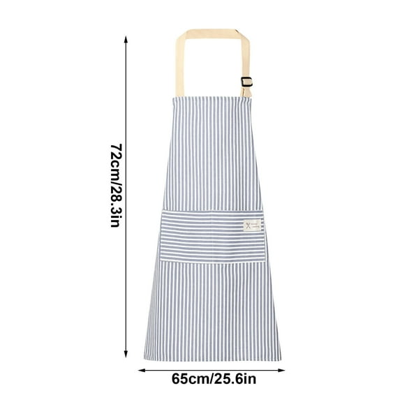 Moocorvic 2Pcs Aprons for Women with Pockets, Waterproof Aprons for Cooking Kitchen PVC Household Sleeveless Apron for Men(28.3x25.6inch)