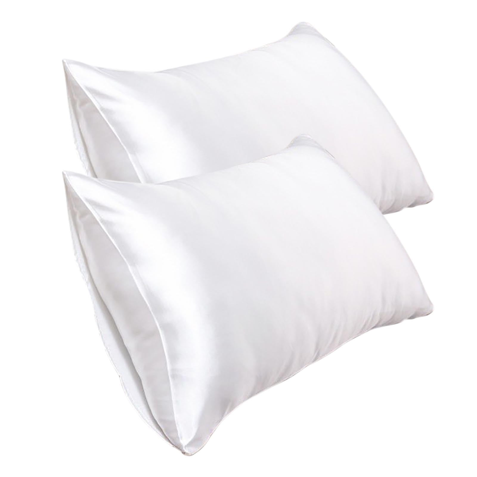 White satin cushion covers cheap