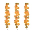 thumbnail image 1 of Moocorvic 3 Pcs Artificial Hanging Maple Leaf Vines Fall Garland Thanksgiving Decorations for Farmhouse Wedding Fireplace Home Door Decor 39.4inch, 1 of 8
