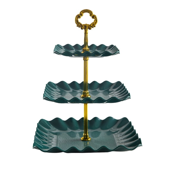 Moocorvic 3-Tier Dessert Stands Serving Tray for Tea Party, Wedding and Birthday