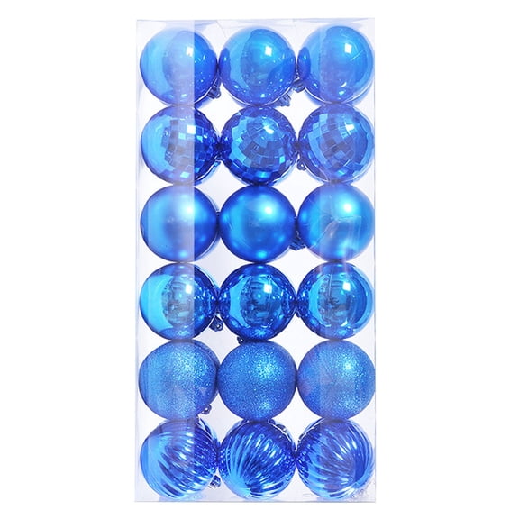 Guanhe Christmas Ball Ornaments for Tree Decor, 36ct Winter Shatterproof Assorted Christmas Tree Ornaments Value Pack for Xmas Decoration,Gifts(30mm/1.2'')