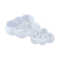 Moocorvic 3D Cloud Silicone Cake Fondant Baking Mold Soap C-lay Wax Candle Mould