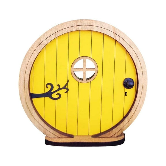 Moocorvic 3D DIY Garden Tree Doors Miniature Door Decoration Tale Mini Gift For Kids