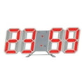 thumbnail image 1 of Moocorvic 3D LED Digital Clock Wall Deco Glowing Night Mode Adjastable Electronic Table Clock Wall Clock Decoration Living Room LED Clock, 1 of 6
