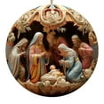 thumbnail image 1 of Moocorvic 3D Nativity Ornaments for Christmas Tree, Nativity Scene Acrylic Christmas Hanging Ornament Bulk for Xmas Tree, Religious Gift for Family, 1 of 5