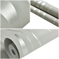 Moocorvic 3D Non-woven Wave Stripe Embossed Wallpaper Rolls Living Room Decor 10m