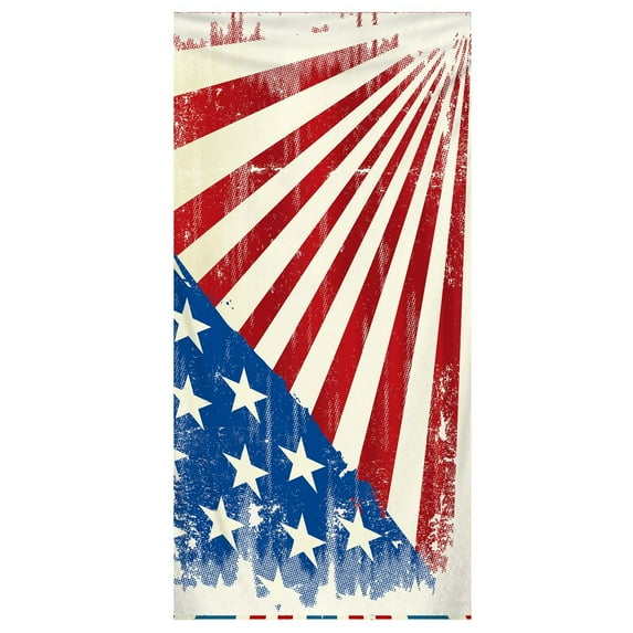 Moocorvic 4th of July Decorations Beach Towels Oversized Vintage American Flag Beach Towel Blanket,Independence Day Sand Proof Swimming Bath Pool Towel for Travel Camping Yoga Sport