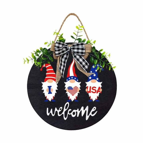 Moocorvic 4th of July Decorations Independence Day Garland Decoration Red White And Blue Decorations Pendant Bunting Banner,for Yard,Garden Decoration, Festival, Holiday, Party Decor