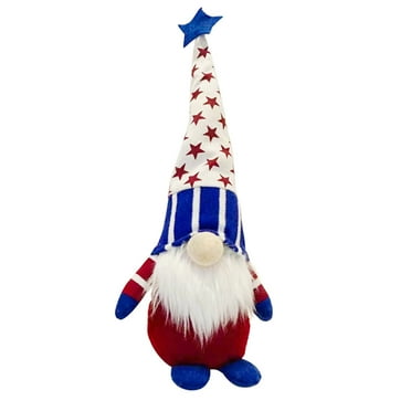 Moocorvic 4th of July Decorations Red White And Blue Decorations Independence Day Gnome Decorations Patriotic Decorations American Veterans Day Gift for Yard,Garden,Holiday,Party Decor