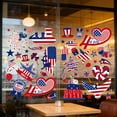 thumbnail image 1 of 4th of July Decorations Window Clings,Firework Watercolor Double-Sided Sticker,250th Anniversary Independence Day Memorial Day Home Office Party Decor, 1 of 6