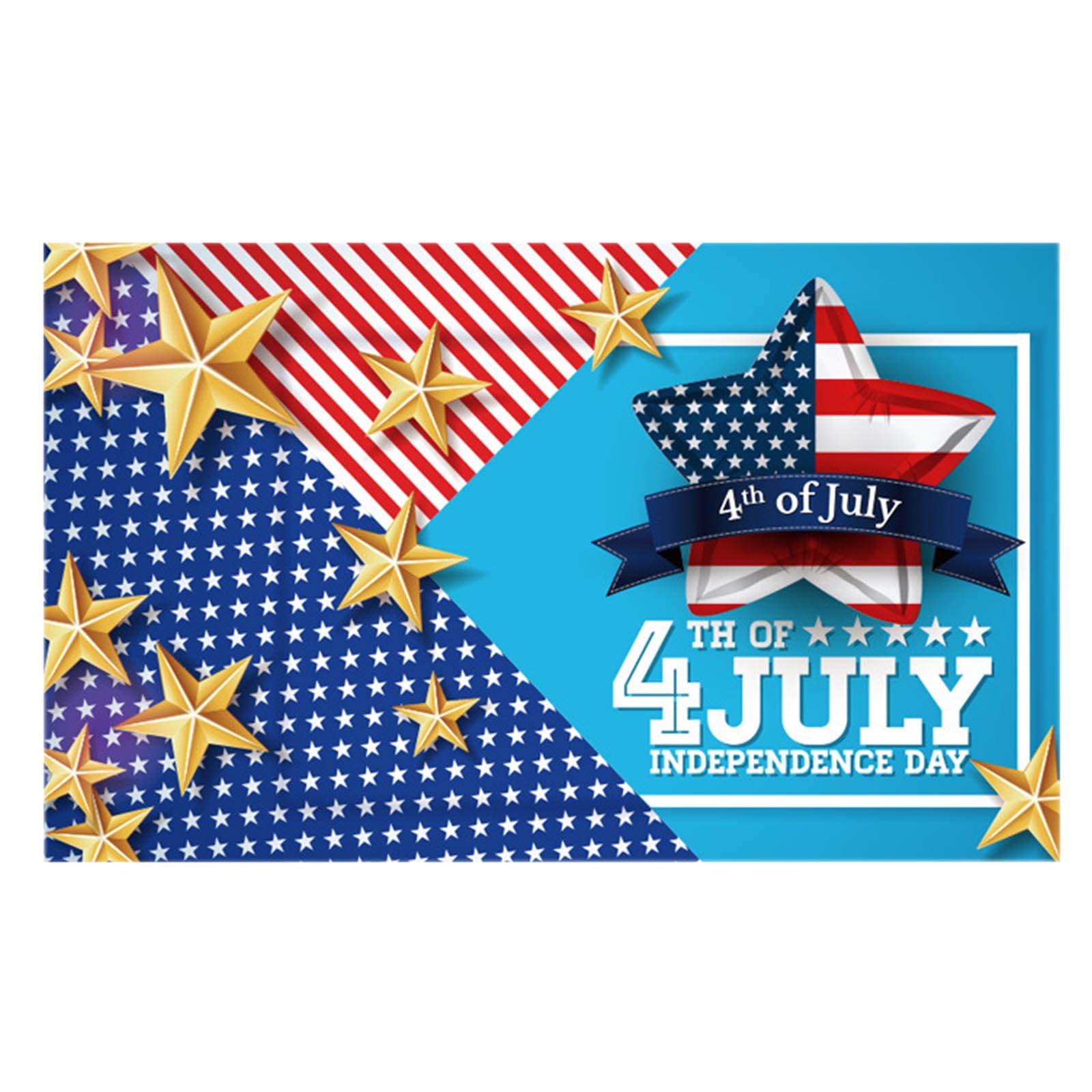 Moocorvic 4th of July Backdrop American Flag Independence Day Party ...