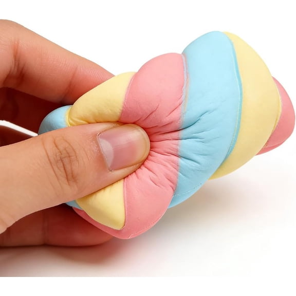 Moocorvic 5.5 Inch Large Slow Rising Toys, Food-Shaped Slow Rising Ball, Soft Foam Fidget Toys for Anxiety Relaxation, Giant Squeeze Toys for Decompression