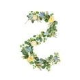 thumbnail image 1 of Moocorvic 5.9FT Artificial Eucalyptus Garland with Rose Flowers, Floral Garland Arch Flowers Vine Garland for Wedding Spring Home Party Table, 1 of 7