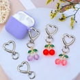 thumbnail image 1 of Moocorvic 5 Pcs Heart Shape Keychains, for Handbag DIY Bags Craft Making Hanging Keys Rings, 1 of 6