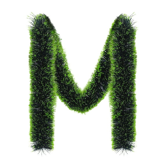 Moocorvic 6.56 FT Christmas Garland Xmas Tree Decorations, Green Artificial Tinsel Garland for Indoor & Outdoor Home Decor