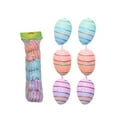 thumbnail image 1 of Moocorvic 6Pcs Easter Eggs Mini Colorful Foam Artificial Bird Eggs Decoration for Craft DIY Easter Spring Party Basket Stuffers Home Table Decor, 1 of 6