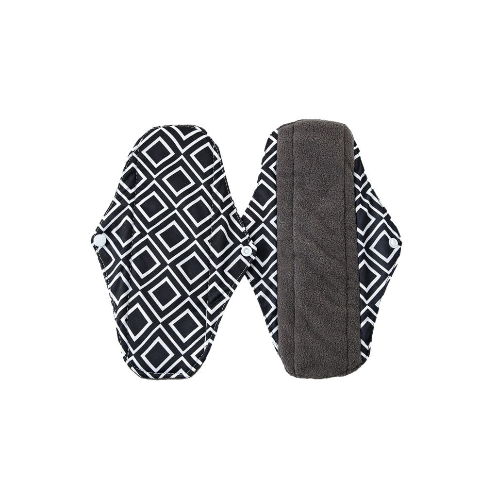 Moocorvic 6pcs Cloth Sanitary Pads Reusable Feminine Menstrual Pad