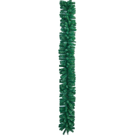 Moocorvic 8.86 FT Christmas Garland Xmas Tree Decorations, Green Artificial Tinsel Garland for Indoor & Outdoor Home Decor
