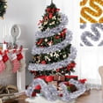 thumbnail image 1 of Moocorvic 9.84 FT Christmas Tinsel Garland for Xmas Tree Decorations, Wedding Birthday Indoor Outdoor Party Supplies,White, 1 of 7