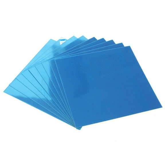 Moocorvic 9X Mirror Tile Wall Sticker Square Self Adhesive Room Decor Stick On