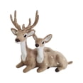 thumbnail image 1 of Moocorvic A Pair Sika Deer Stuffed Animals,Christmas Decorations Stuffed Deer Animal Plush Toys for Boys and Girls, Gifts for Women, for Christmas Yard Indoor Outdoor Garden Lawn, 1 of 6