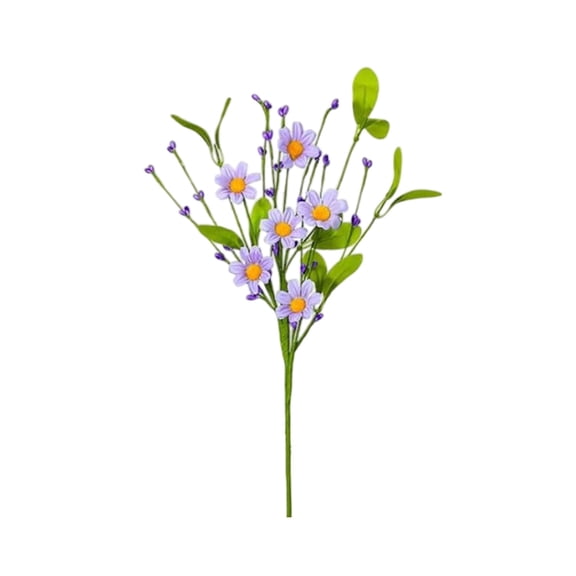 Moocorvic Artificial Daisy Wedding Flowers Bouquets for Bride Bridesmaid, Spring Decor Home Party Decor