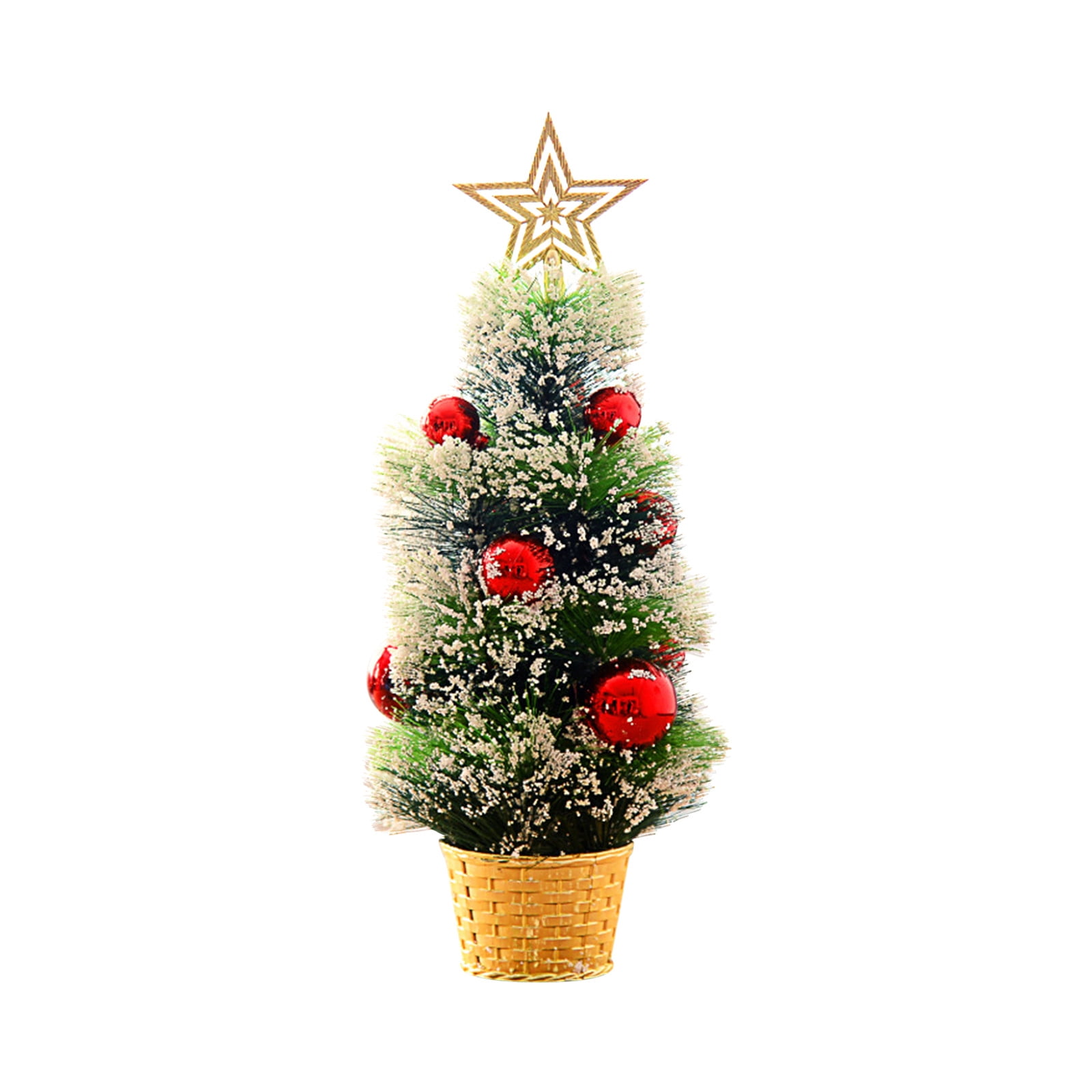 Moocorvic Artificial Mini Christmas Tree, Tabletop Small Christmas Tree
