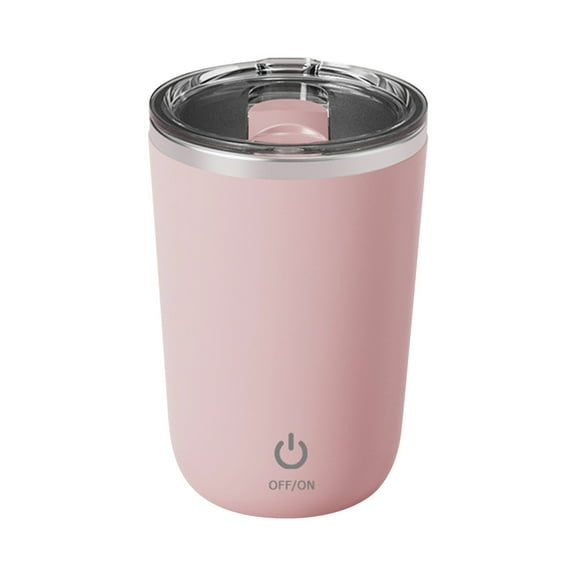 Moocorvic Automatic Magnetic Stirring Coffee Mug, Rotating Home Office Travel Mixing Cup Funny Electric Stainless Steel Self Mixing Coffee Tumbler