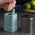 thumbnail image 1 of Moocorvic Automatic Pop-up Toothpick Box Holder Container Portable Toothpick Dispenser, 1 of 2