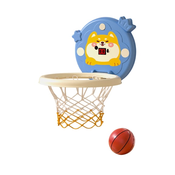 Moocorvic Basketball Hoop Indoor with Scoreboard And Basketball, Portable Wall Mount Toy Christmas Birthday Gift