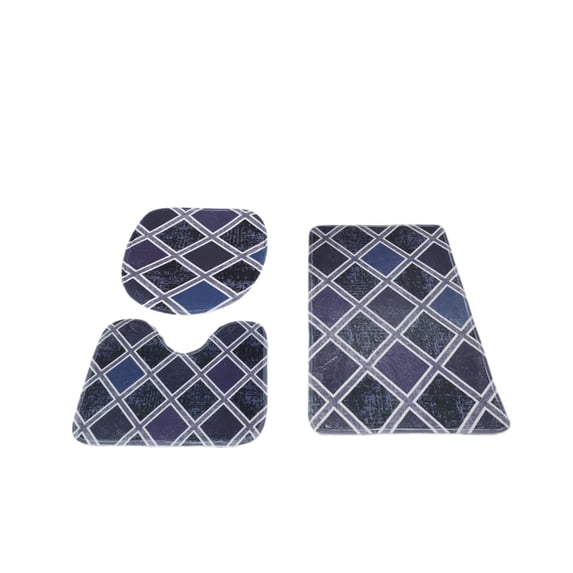 Moocorvic Bathroom Rugs Sets 3 Piece Non Slip Washable, Non Slip Bathtub Carpet and Absorbent Bath Mat, Bathroom Mat Set, Plush Bath Mat for Bathroom