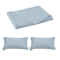 thumbnail image 1 of Moocorvic Bed Sheet Set 3 Piece Soft Microfiber Sheets with Deep Pockets, Wrinkle-Free Pillowcase, Bedding(4.92x7.55FT), 1 of 7